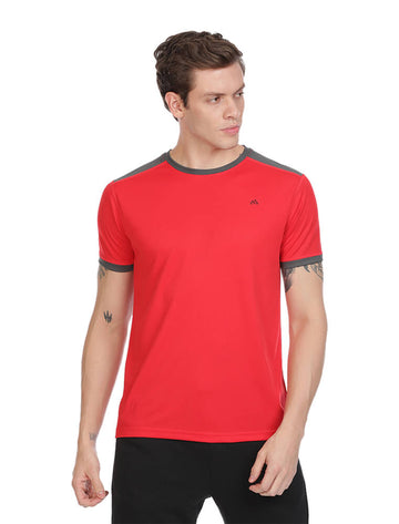 Men Activewear Sports Round neck  Half Sleeve T-Shirt